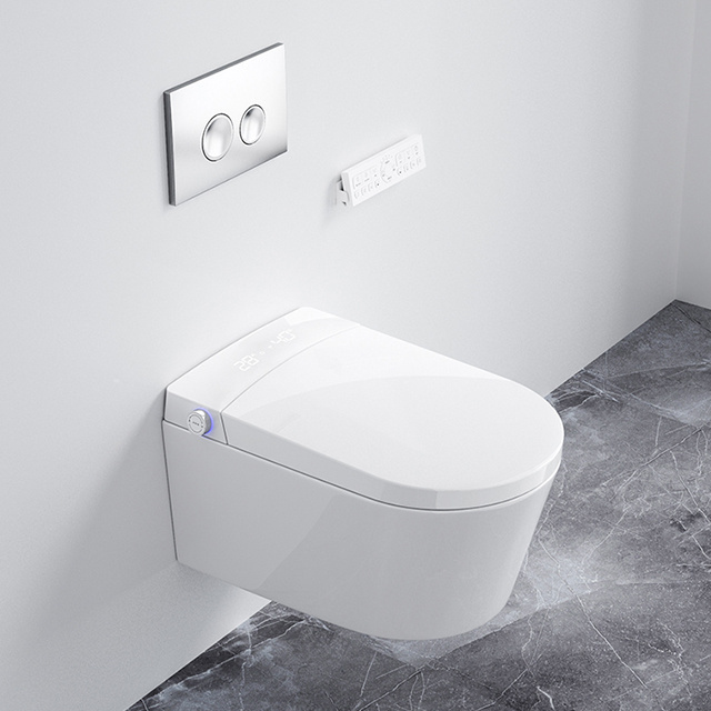 European luxury wc bathroom toilet intelligent one piece smart toilet Intelligent Smart Toilet