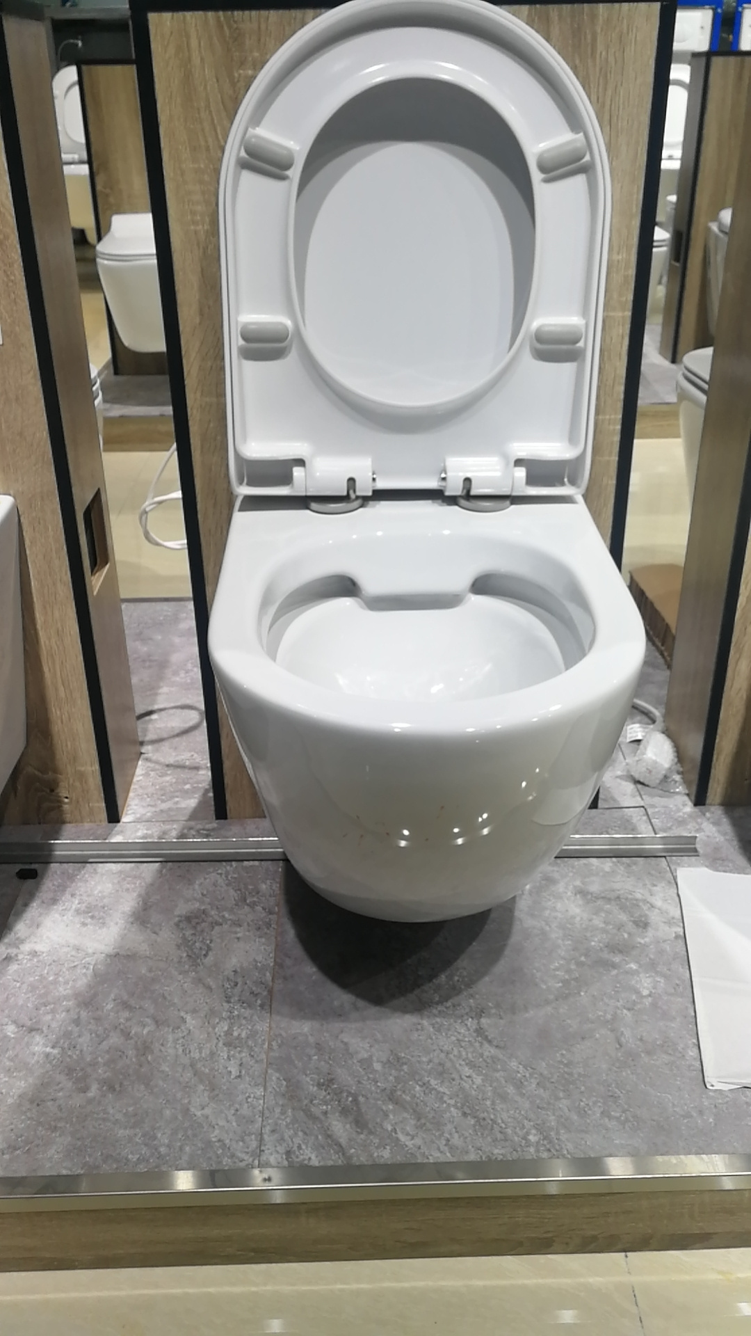 Toilet Bowl Wc Suspend Modern Hanging Mount Water Closet Rimless Floating Ceramic Wall Hung Toilet