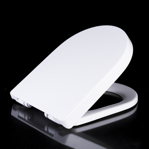 Hot Sell Never Loosen Plastic White Oval Slowly Close Adult toilet cover seat