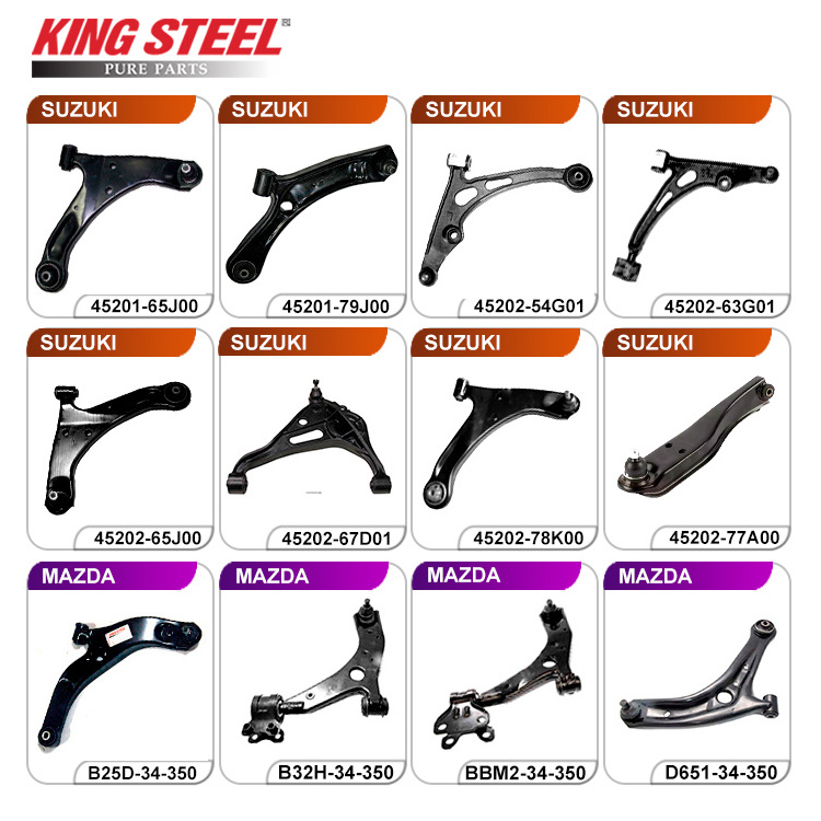 Kingsteel Best Price Suspension Control Arm Front Rear Upper Lower Control Arms For Toyota Nissan Honda Ford Mazda Japanese Car