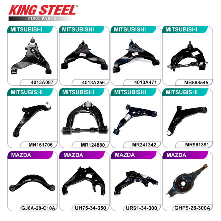 Kingsteel Best Price Suspension Control Arm Front Rear Upper Lower Control Arms For Toyota Nissan Honda Ford Mazda Japanese Car