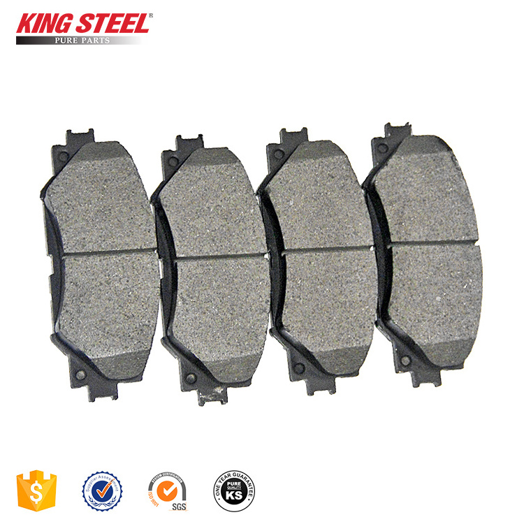 Genuine Quality Semi Metallic Ceramic Auto Brake Pads For Toyota Corolla Altis Hiace Camry Quantum Wish Innova Prius Yaris Hilux