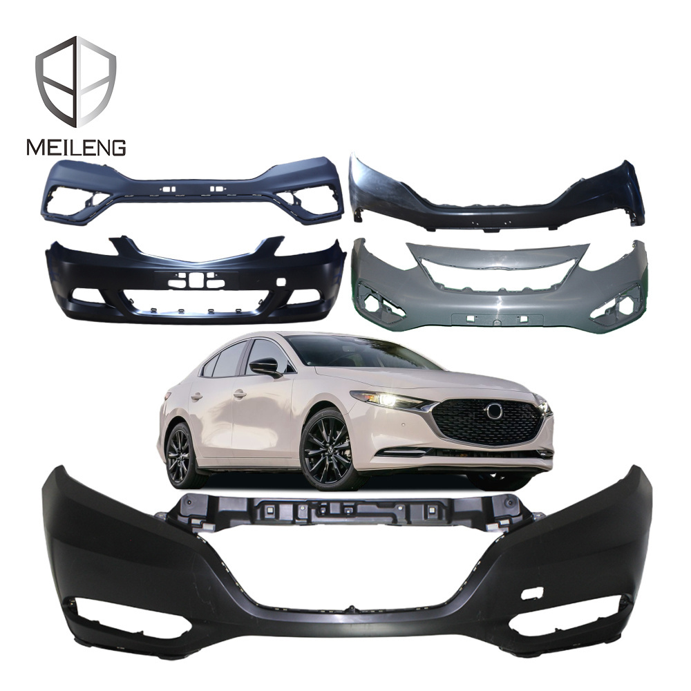 Meileng auto body systems Plastic car bumpers for Honda Toyota lexus Hyundai MITSUBISHI CIVIC Accord Corolla  tacoma i20 verna