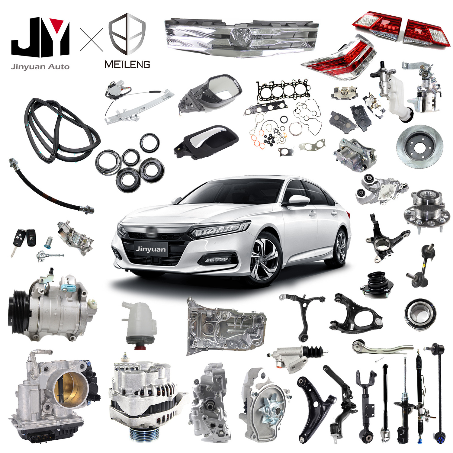 MEILENG auto car spare parts for honda Vezel HRV RU1 RU5 RU6 accessories bodykit auto car spare parts 1999-2021