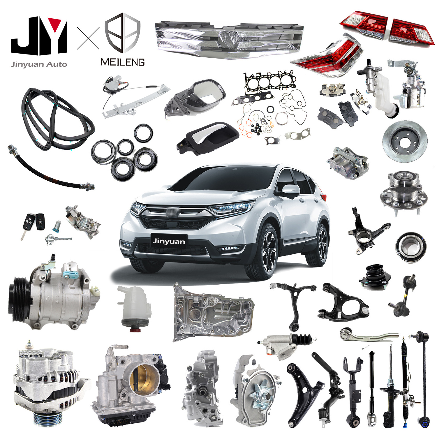 MEILENG auto car spare parts for honda Vezel HRV RU1 RU5 RU6 accessories bodykit auto car spare parts 1999-2021