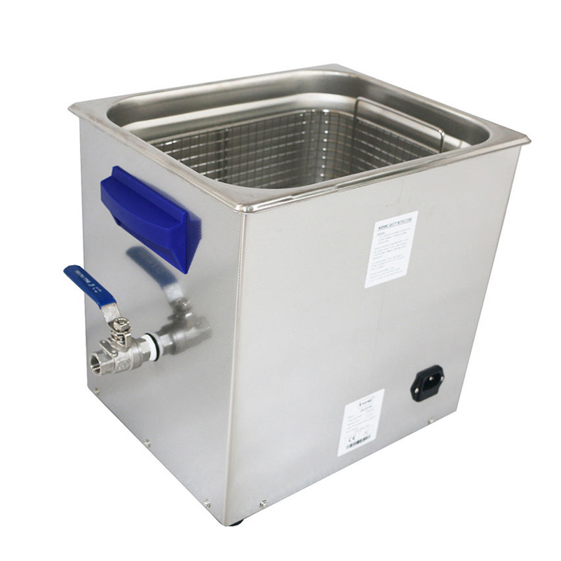 High temperature adjust heat and time 15l ultrasonic cleaner quick deep rust remove pcb jewelry cleaning machine