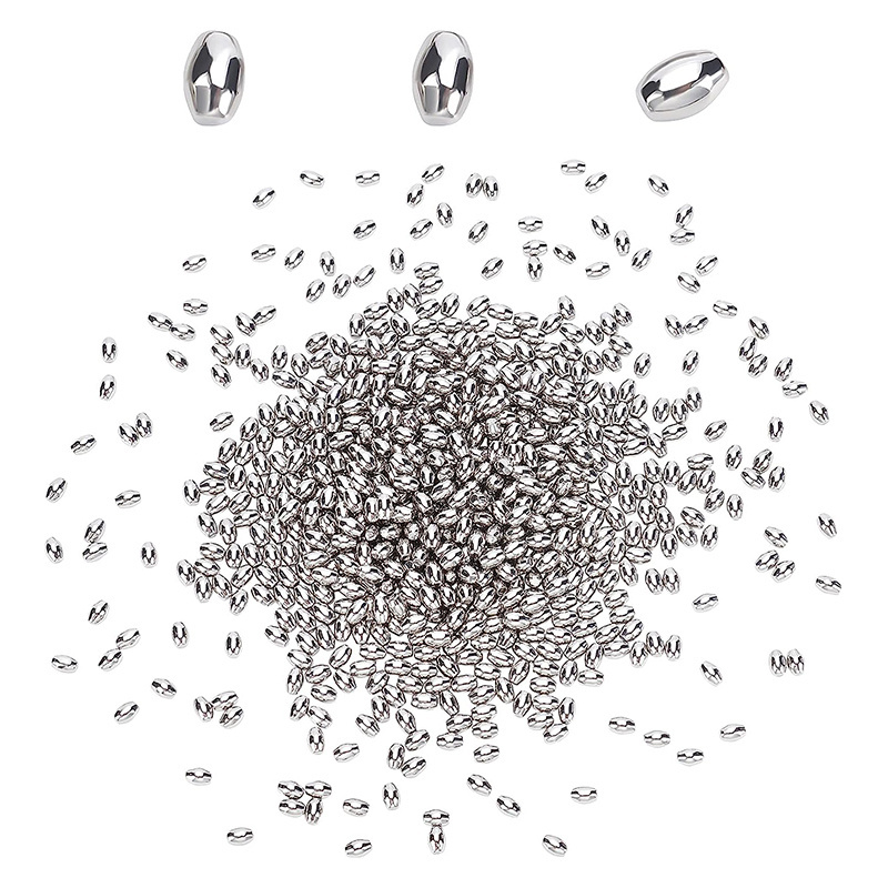 Wholesale oval stainless steel 3x5mm blasting media rotary tumbler deburring polishing tumbling steel shot media