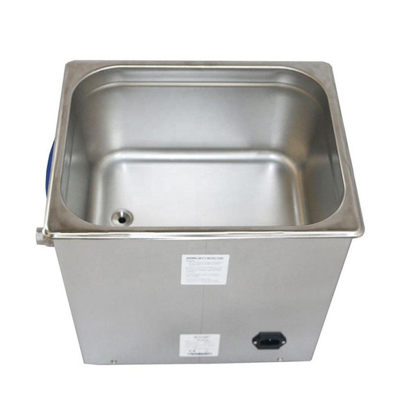 High temperature adjust heat and time 15l ultrasonic cleaner quick deep rust remove pcb jewelry cleaning machine