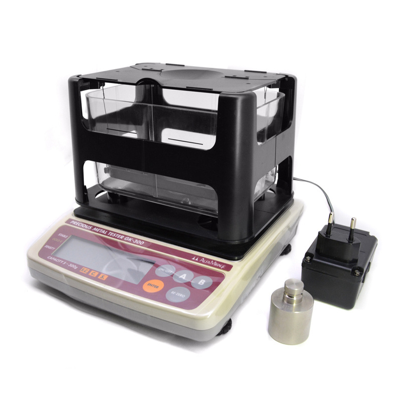 Alfa Mirage Precious Metal Tester GK300 Gold Electronic Analyzer Karat Percentage Tester Silver Gold Purity Testing Machine