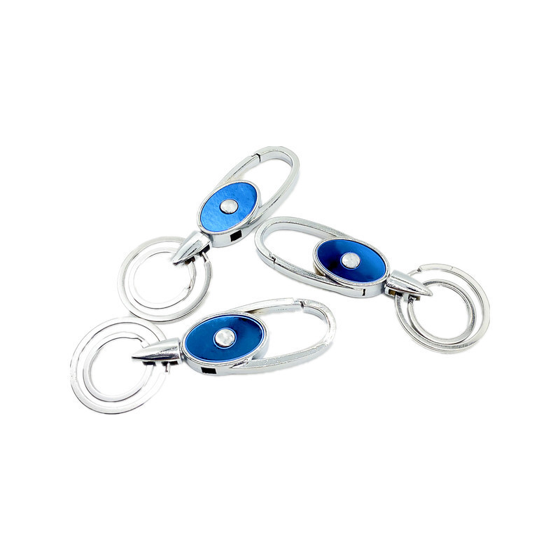 S810F High sense metal key ring couples anti lose key chain simple personality car key chain