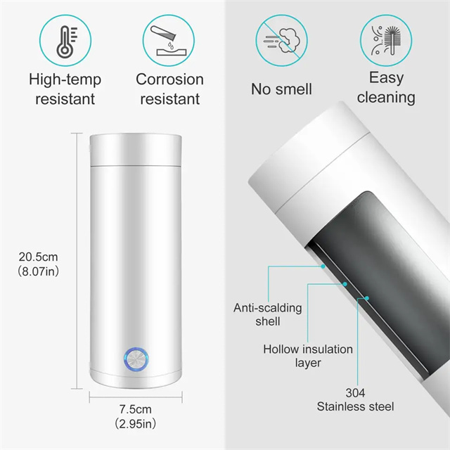 Hot Sale Electric Cup Small Portable Electric Heating Water Cup Heat Preservation Integrated Kettle Mini Automatic Health Pot