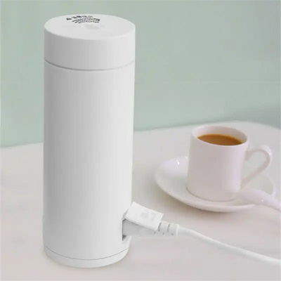 Thermal Cup 400ml Smart Thermoses Portable Electric Kettles Make Heating Vacuum Flasks Boil  Warm Hot Automatic Power Off