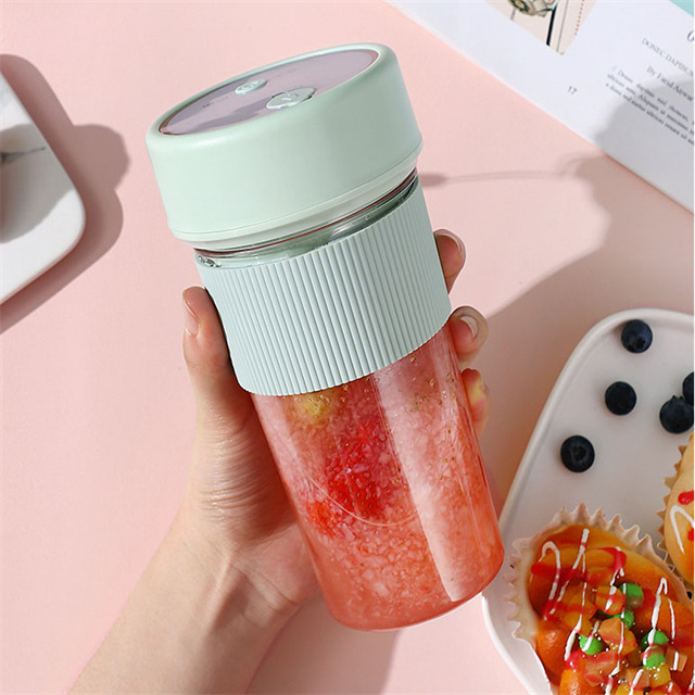 Fruit Vegetables Quick Juicing Food Processor Travel Portable Six Blades Juicer Mixer Electric Mini Cup Blender With Straw