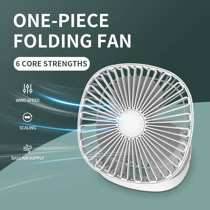 2023 Hot Selling Air Circulation Cooling Fan Phone Holder Desk Usb Fans Folding Storable Table Fan Can Add Aroma Diffuser Liquid