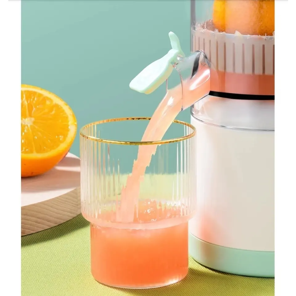 Small Portable Electric Juicer Exprimidor De Naranja Multifunctional Automatic Mini Juicer Usb Rechargeable Manul Citrus Juicer