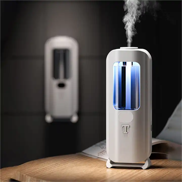 New Home Bedroom Colorful Light Essential Oils Aroma Diffuser Mini Smart LCD Display Screen Wall-hung Scent Diffuser Machine