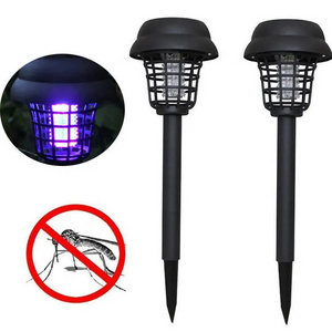 Solar Bug Zapper Outdoor Waterproof UV LED Solar Powered Mosquito Killer Lamp for Garden Yard and Indoor