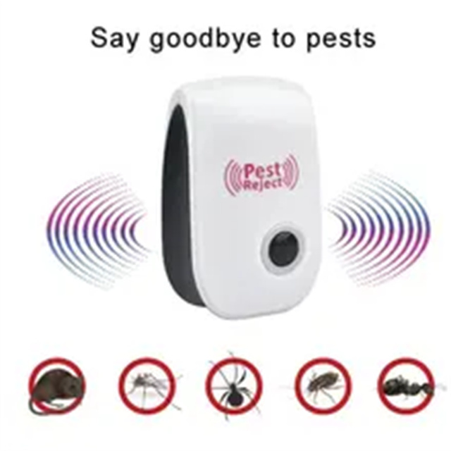 2023 Portable Eu Uk Us Plug Anti Mosquito Repeller Electronic Non-toxic Ultrasonic Rodent Electronic Mosquito Repellent