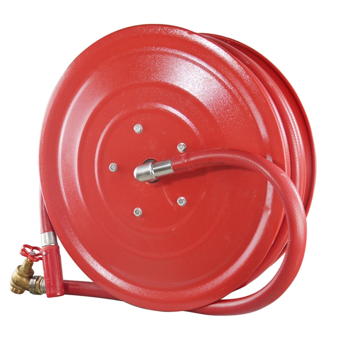 Manufacturer Fire Fighting Hose Reel Manual Swing 1inch 30meter Pistol Grip Rubber Fire Hose Reel