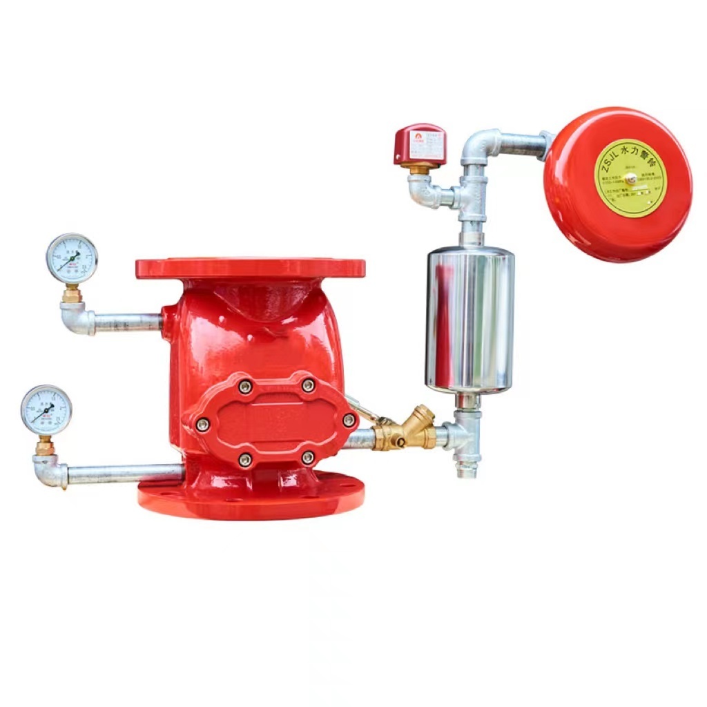 Fire Fighting Sprinkler System Flange Type Wet Fire Alarm Check Valve