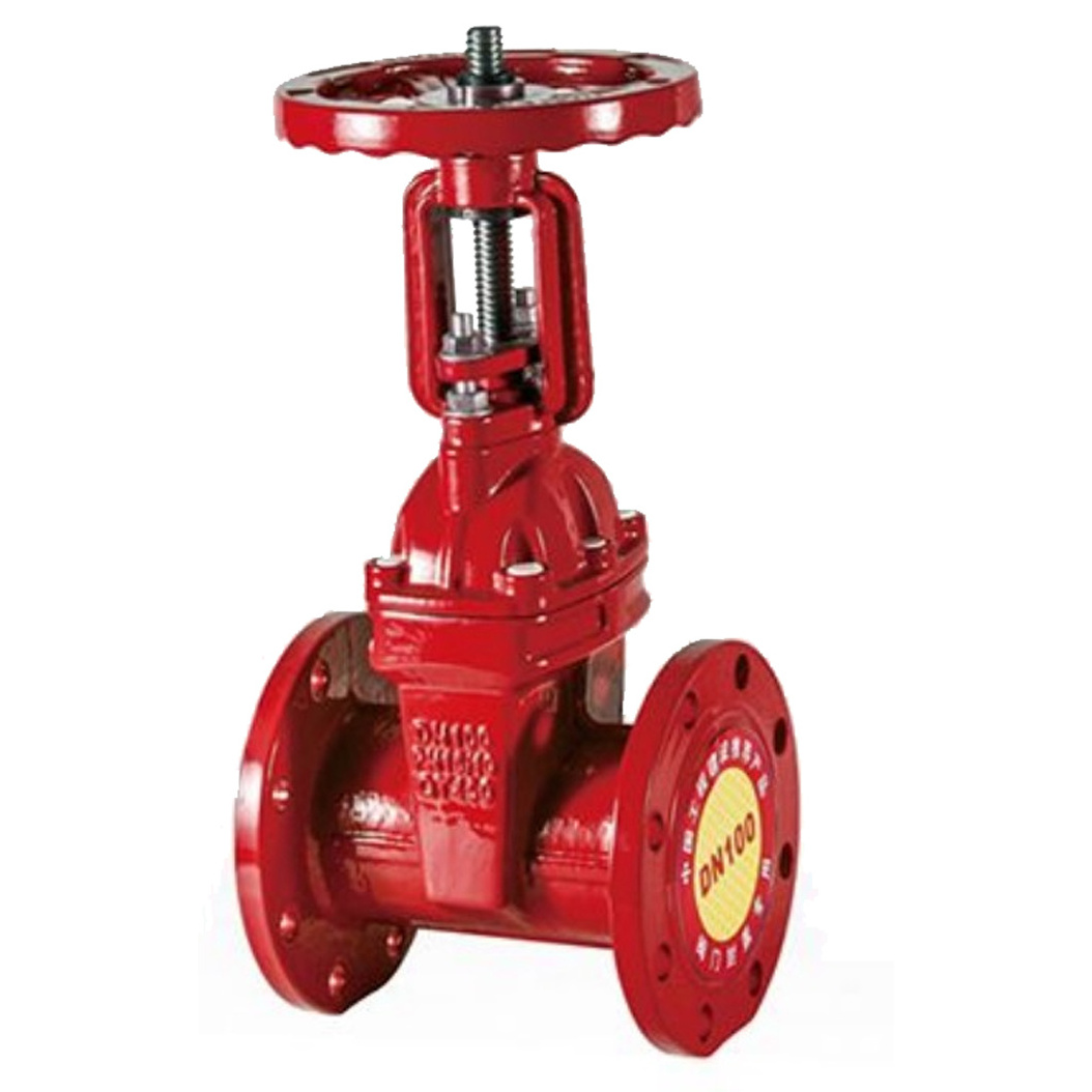 Fire gate valve 300psi flanged gate valves 4inch/6inch cast iron gate valve