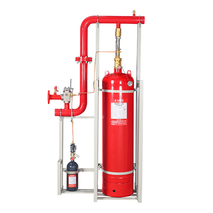 Company supply Hfc-227ea Pipe Network Type automatic fm200 fire extinguishing system