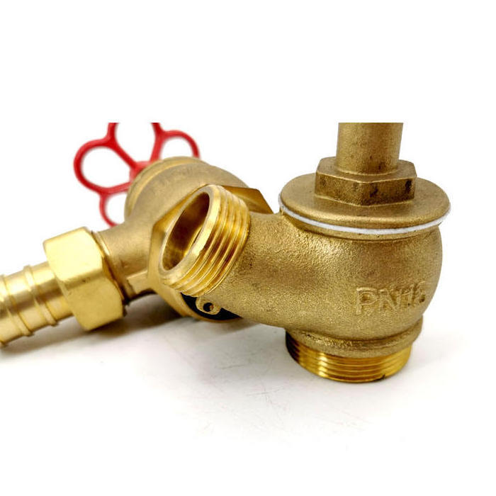 Factory Direct Brass BSP oblique type brass angle fire landing valves 2.5 inch Machino manufacturer Fire Hydrant