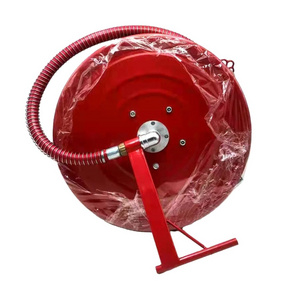 Manufacturer Fire Fighting Hose Reel Manual Swing 1inch 30meter Pistol Grip Rubber Fire Hose Reel