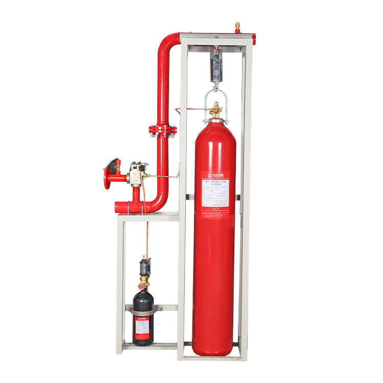 Company supply Hfc-227ea Pipe Network Type automatic fm200 fire extinguishing system