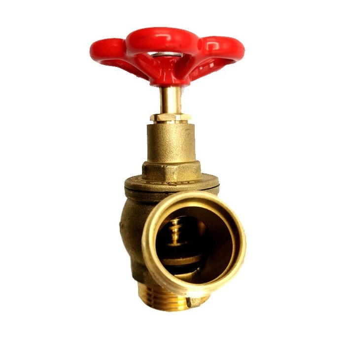 Factory Direct Brass BSP oblique type brass angle fire landing valves 2.5 inch Machino manufacturer Fire Hydrant