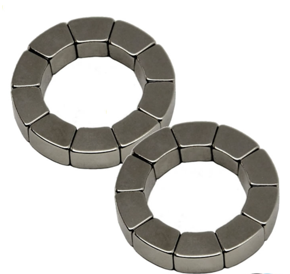 Custom N52 Halbach Array Neodymium Magnet Cylinder Round Magnetic Ring Ndfeb Magnets