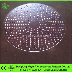 High temperature heat resistant porous clear quartz glass plate for kiln and furnace