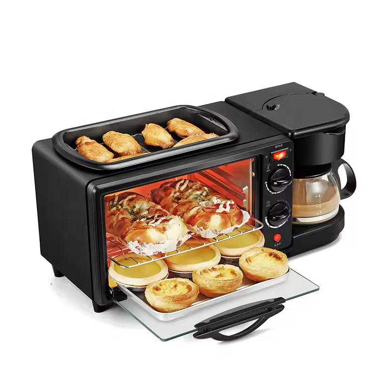 Support OEM Automatic Multifunction Household 3in one Oven Multifunction 9L 3 in 1 Breakfast Maker