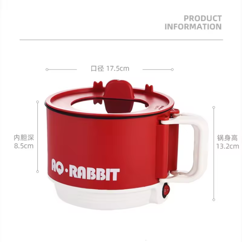 Multifunctional Student dormitory household Mini Electric Frying Hot-pot pan portable hot-pot cooker