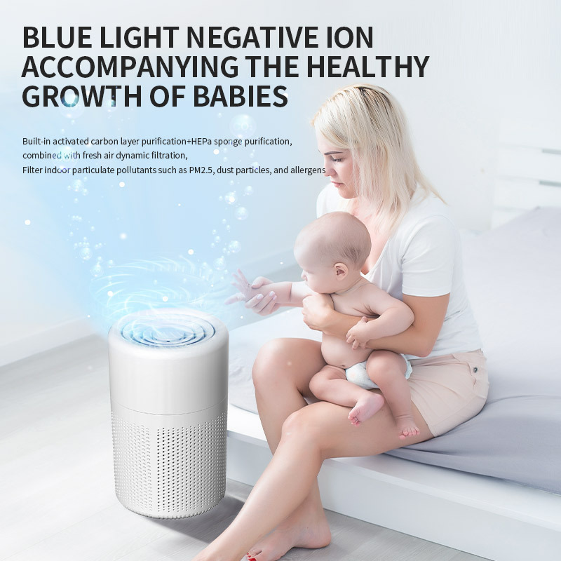 usb air purifier to remove smoke odor household deformaldehyde flat purifier negative ion indoor odor removal