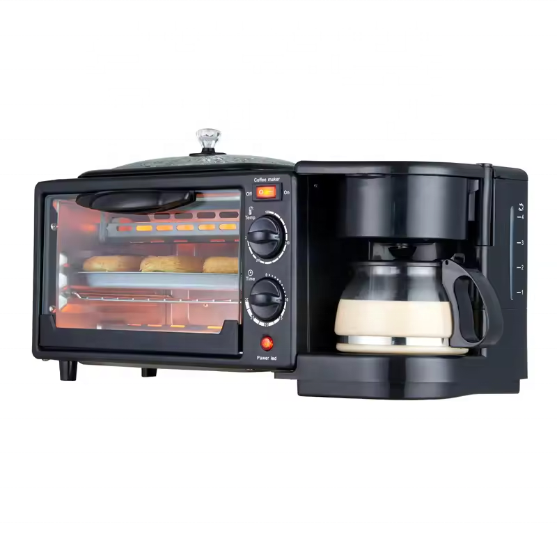 Support OEM Automatic Multifunction Household 3in one Oven Multifunction 9L 3 in 1 Breakfast Maker