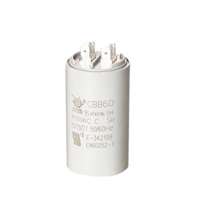 capacitor for motor en60252 capacitor cbb60 condensador de arranque