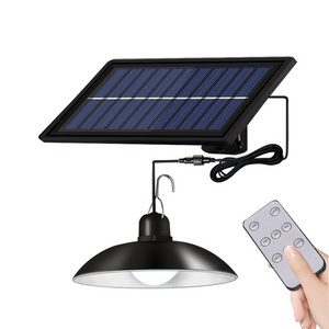 Outdoor indoor yard patio led pendant garden light outdoor solar with remote control