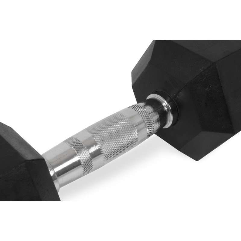 Body Building Weight Lifting Rubber HEX Dumbbell Set Rubber Coated Hex Dumbbell  Gym Iron Dumbbells