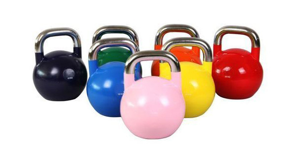 fitness gym equipment exercise competition gorilla Cement kettlebell 32kg adjustable competition cast iron kettlebell set