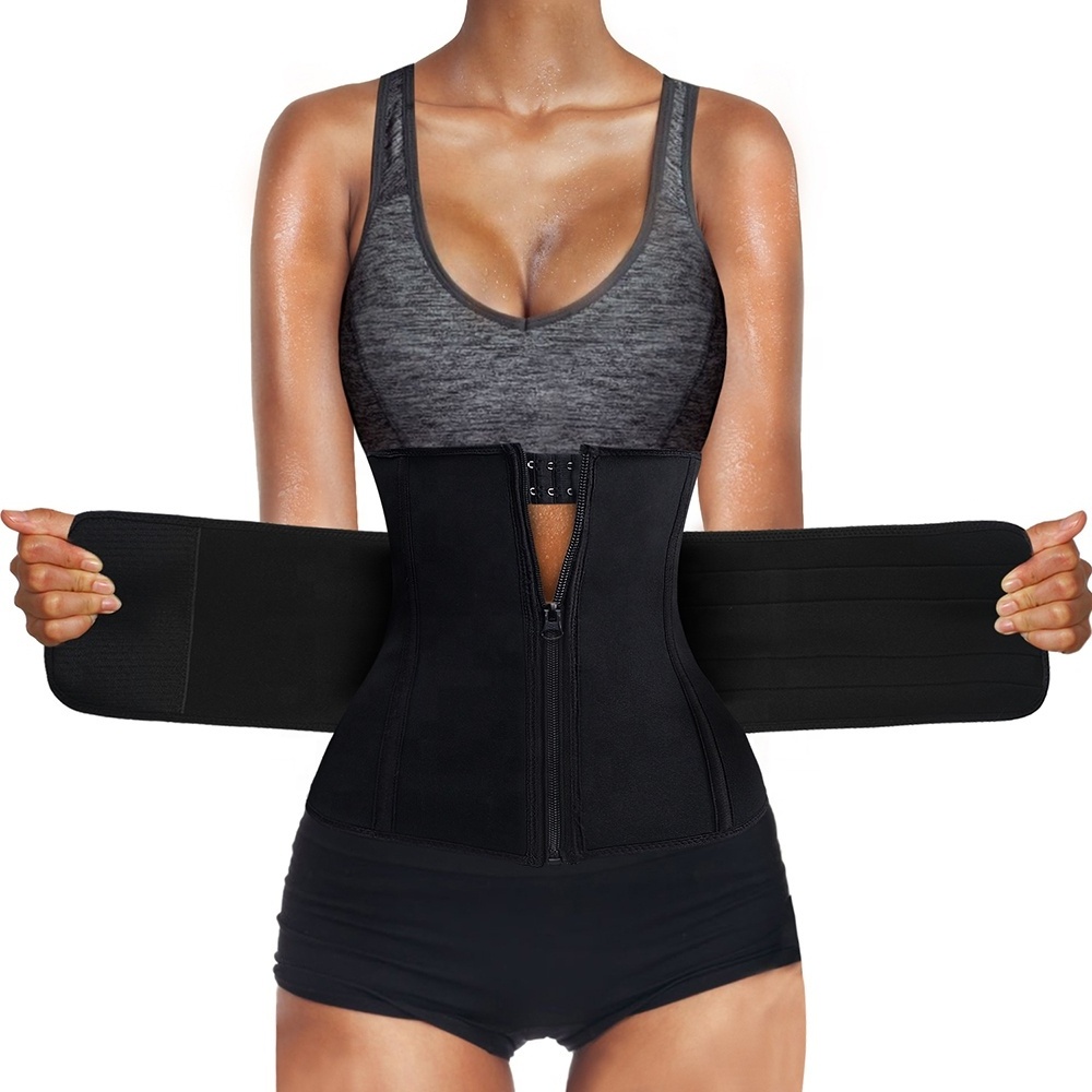 Wholesale Custom Women Body Shaper Neoprene Sweat Slimming Sauna Exercise Waist Trainer Belt