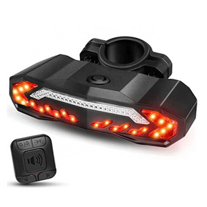 Smart Brake Light W10-BS Saddle Mount Rechargeable Waterproof Intelligent Bike Rear Light Led Bicycle Light