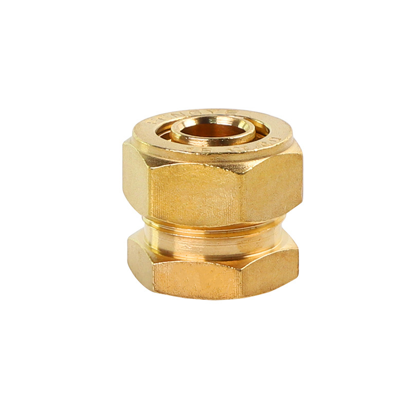 ( D16) pex al pex end cap pipe brass fitting copper tube npt threaded plug compression end plug fittings for pex pipe