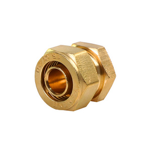 ( D16) pex al pex end cap pipe brass fitting copper tube npt threaded plug compression end plug fittings for pex pipe