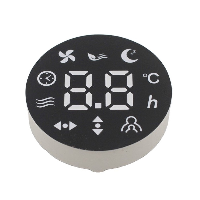 Rounded Fan Control Panel Customized 1.41Inch 2 Digits Rgb 7 Segment Led Display