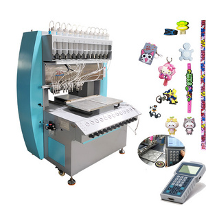 JY-B02 Promotion 3D Multi-color PVC Rubber Keychain Making Machine