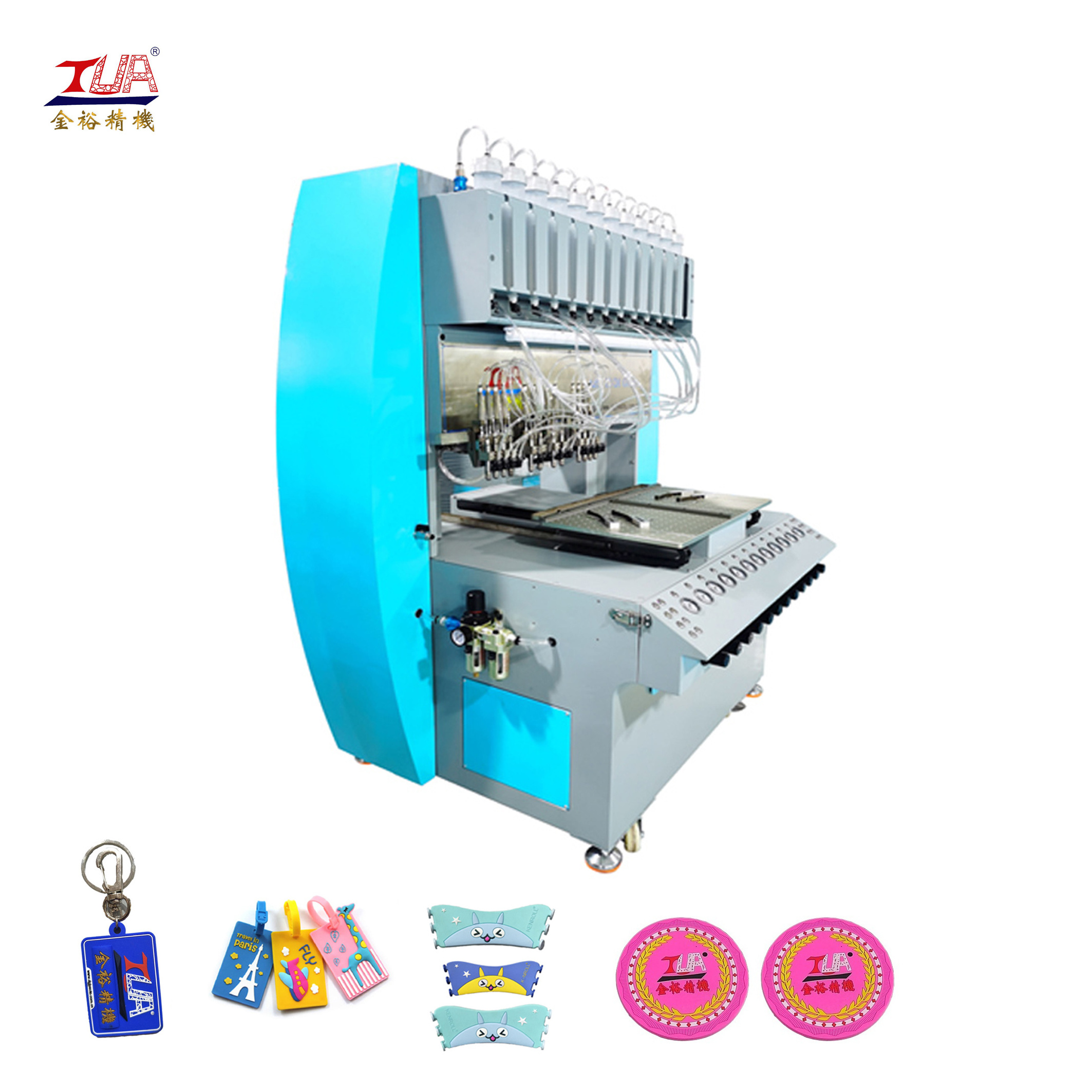 automatic 3D PVC fridge magnet making machine