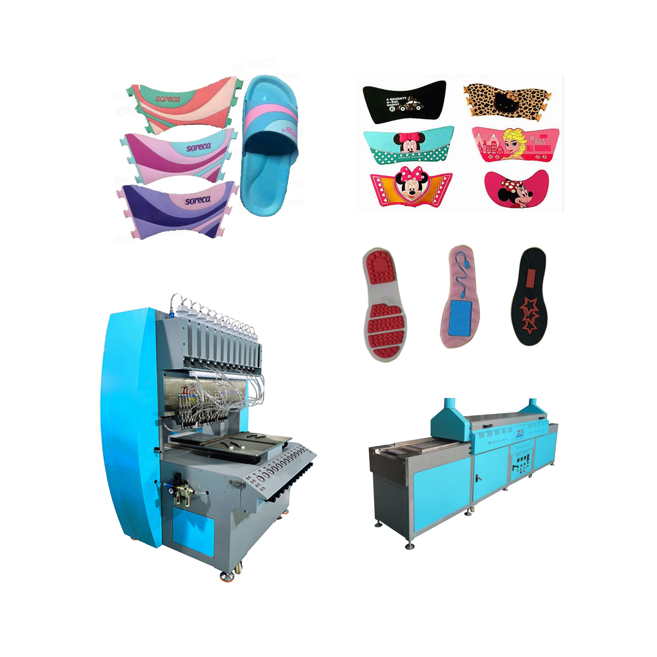 Extruder Injection Moulding Plastic PVC Rubber Patch Machine Slipper Making Machine