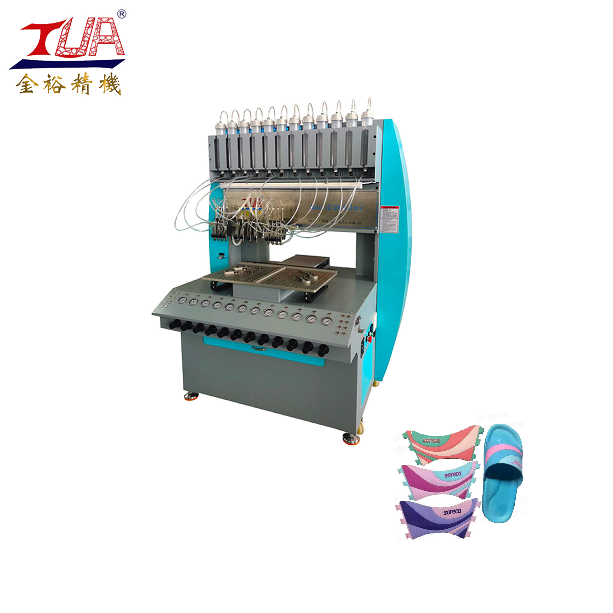 Extruder Injection Moulding Plastic PVC Rubber Patch Machine Slipper Making Machine