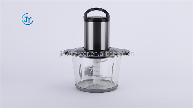 Electric Food Chopper Multifunctional Yam Pounder Stainless Steal Food Processor With Spare Parts